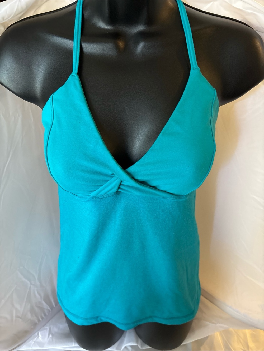 Lululemon Turquoise Twist-Front tank top